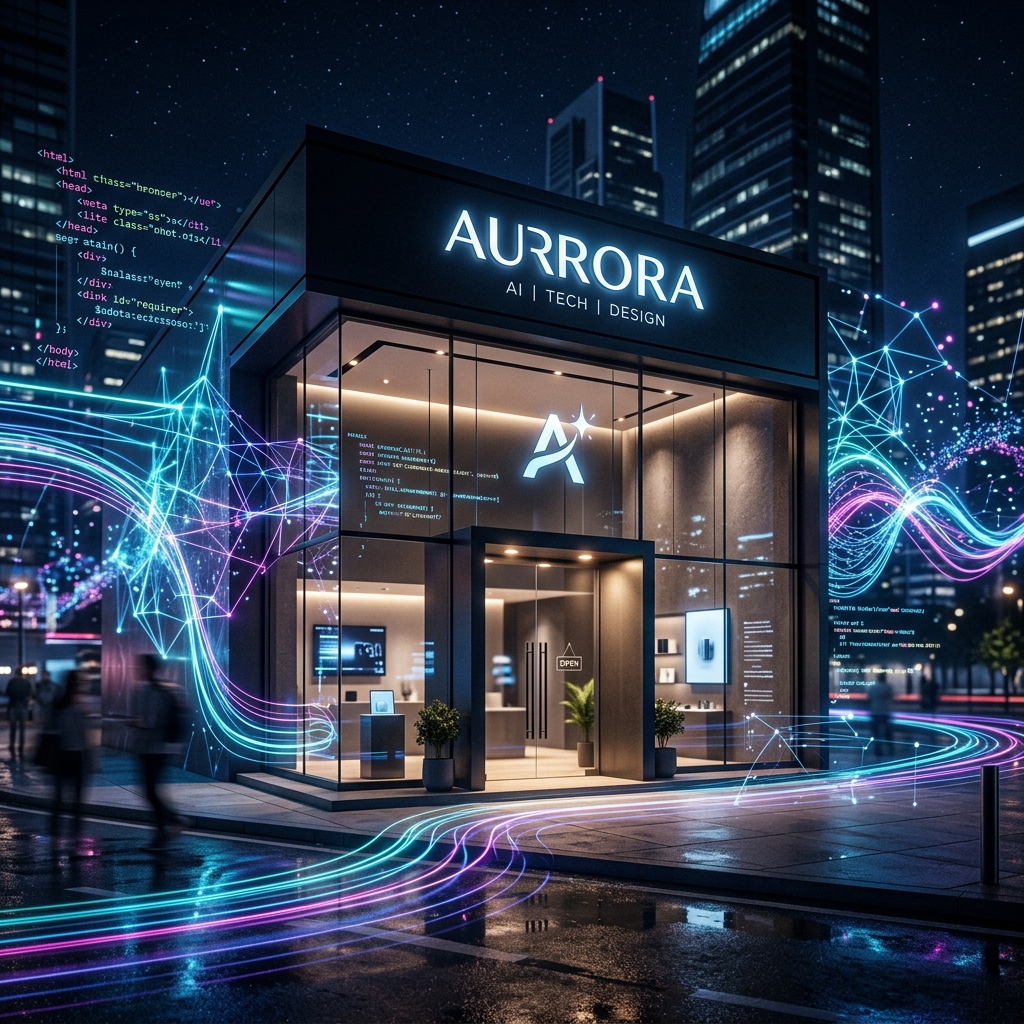 Local business storefront representing local brand visibility in AI search